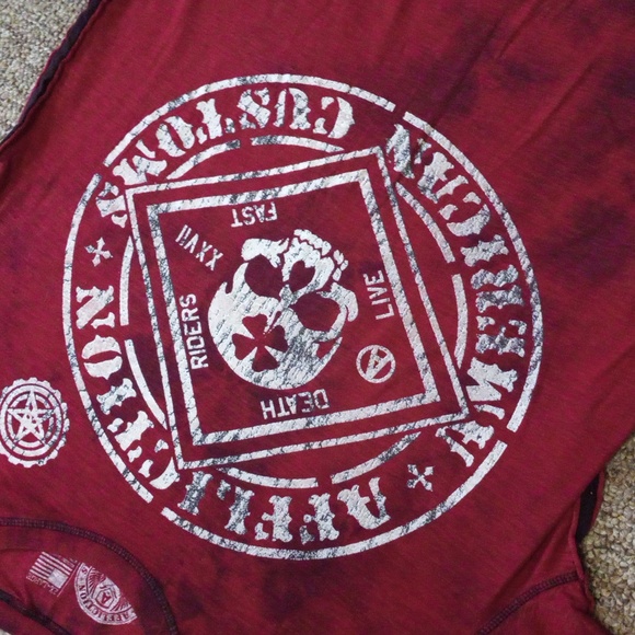 Handsome Affliction Long-sleeved Shirt, slightly smaller sized XXL - Picture 3 of 8